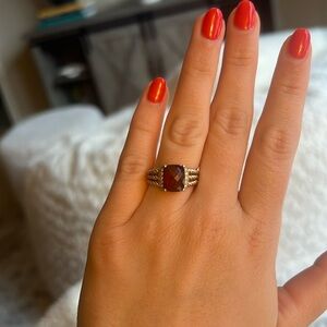 David Yurman garnet ring size 5